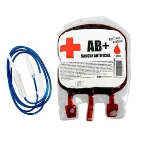 Bolsa De Sangue Artificial 150Ml Festa Halloween Envio Já