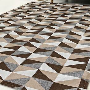 Tapete Jacquard Latéx 2,00M X 3,00M Moderno Caramelo