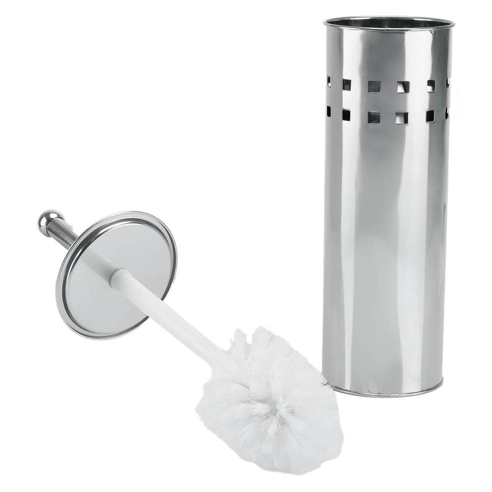 Escova Sanitária Para Banheiro Com Suporte De Inox Vazado