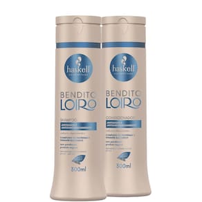 Kit Haskell Bendito Loiro Shampoo E Condicionador 300Ml