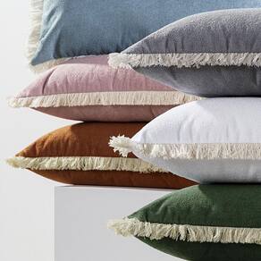 4 Capas De Almofada Nature 60X30 Decorativa Cinza Nevoeiro