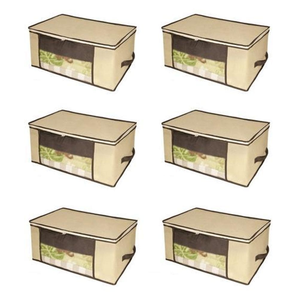 Organizador Guarda Roupa Multiuso Kit 6X Unidades 45X45X20Cm