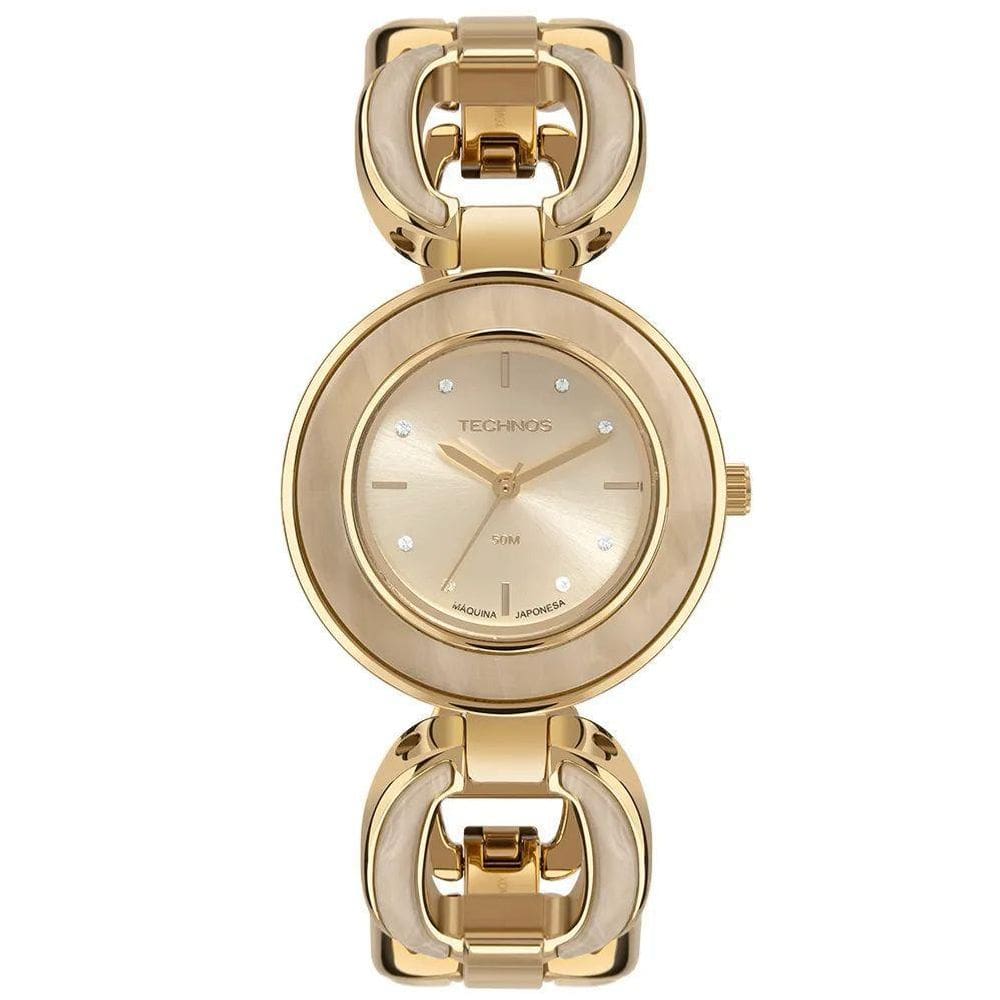Relógio Technos Feminino Unique Dourado 2035Mye/1D