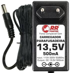 Carregador Fonte 13,5V Para Parafusadeira Black Decker Bosch