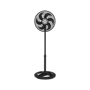 Ventilador De Coluna 30cm Turbo 6 Pás Ventisol 220V Preto