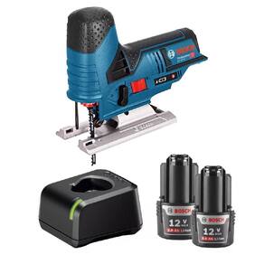 Serra Tico-Tico 12V Carregador E 2 Baterias Gst 12V-70 Bosch