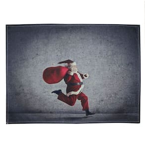 Jogo Americano Estampa Natalina Papai Noel 2 Peças
