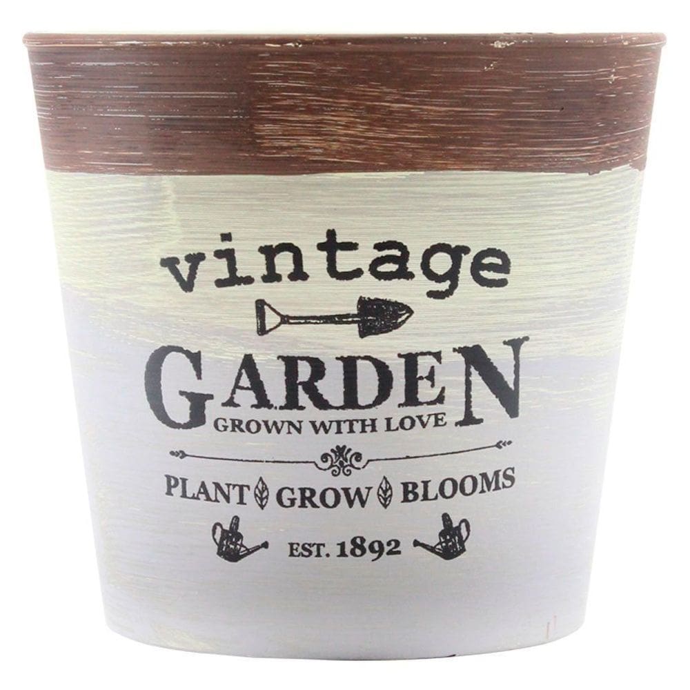 Kit 4 Mini Vasos De Planta Cachepot Estampados Decorados 12,5cm