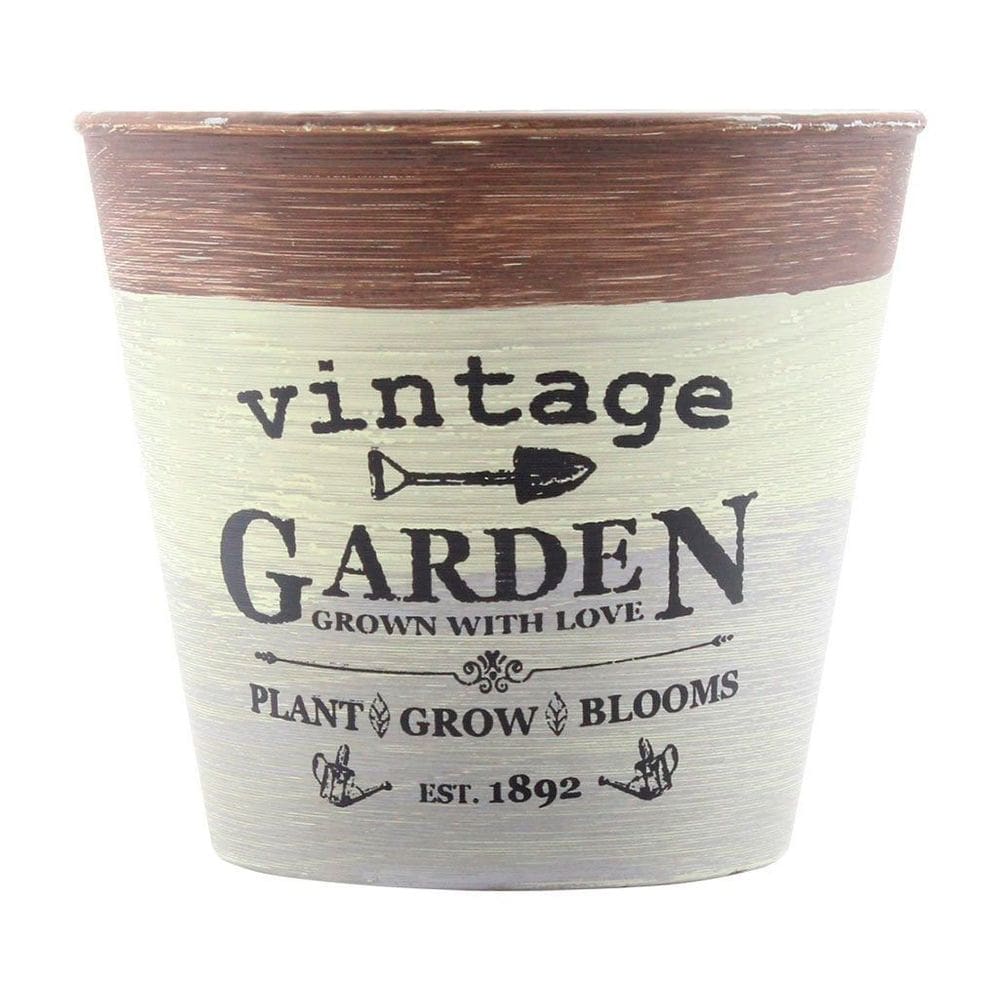 Kit 10 Mini Vasos De Planta Cachepot Estampados Decorados 11cm