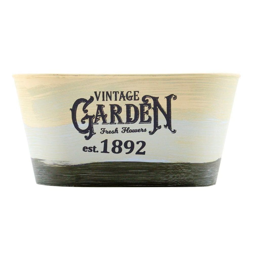 Kit 6 Mini Vasos De Planta Cachepot Estampados Decorados 9cm