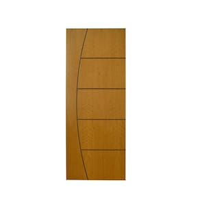 Porta Madeira Modelo Colmeia Frisada 4022 - 90x210 x 3,5 Jequitibá - Alamo