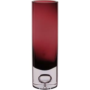 VASO DECORATIVO ENFEITE CASA TUBO HOME&CO VIDRO 20x6x6cm ROXO