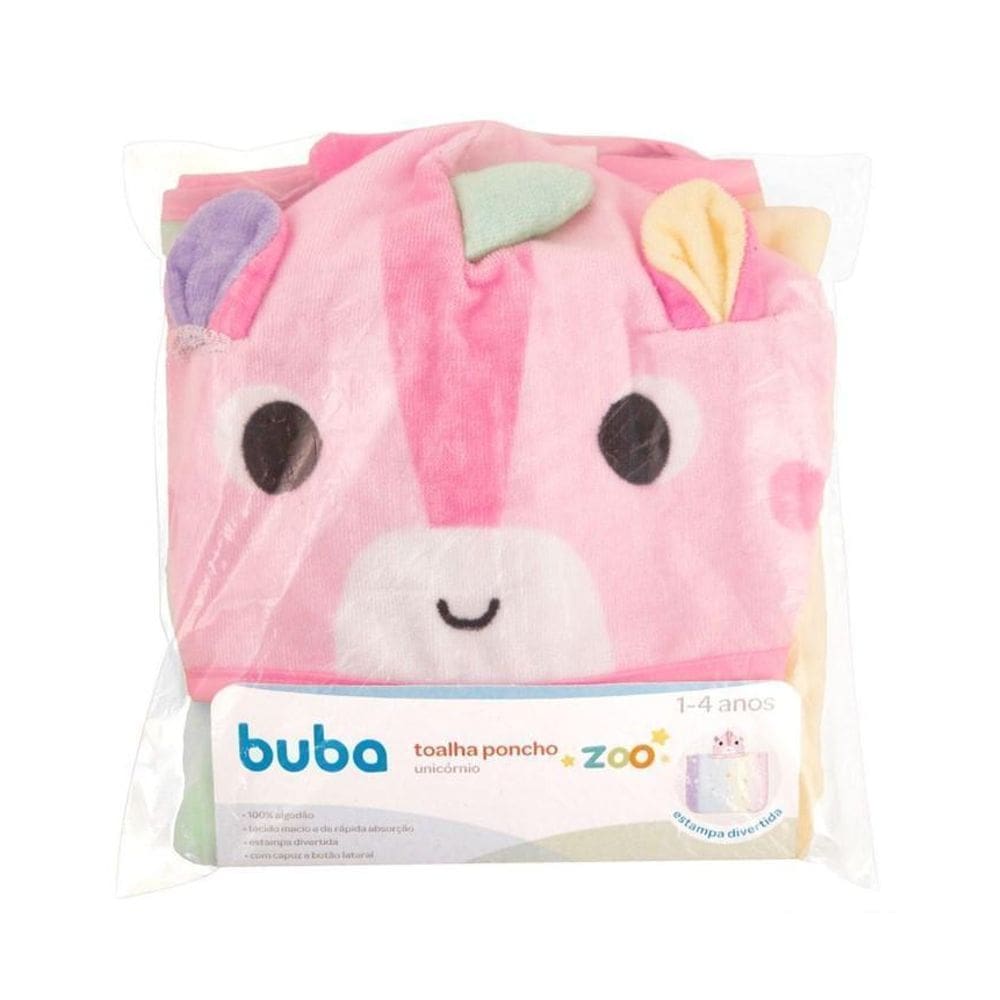 Toalha Poncho Unicónio - Buba