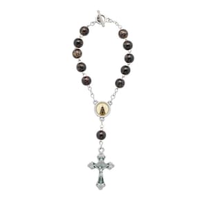 Dezena para Carro de Nossa Senhora Aparecida e Cristóvão Com Fecho Mesclada 8mm
