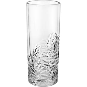 VASO DECORATIVO ENFEITE CASA REDONDO HOME&CO VIDRO 30x11x11cm TRANSPARENTE