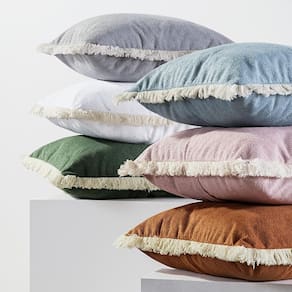 4 Almofadas Cheias Nature 45X45 Enchimento Siliconado Branco