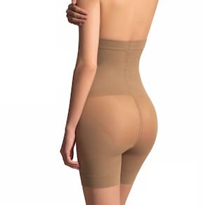 Shorts Modelador Empina Bumbum Silicone no Cós Elastano
