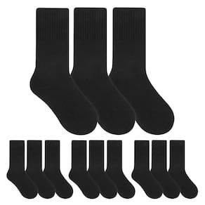 Kit 12Pares de Meia Cano Longo Masculina