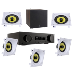 Kit 5.1 JBL Receiver MA510 + 3 Cxs Ci6SA + 2 CI6S + Sub 200P