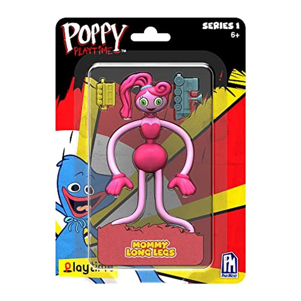 POPPY PLAYTIME - Mommy Long Legs Action Figure (Figura posável de 5”, Série 1) [Oficialmente Licenciado]