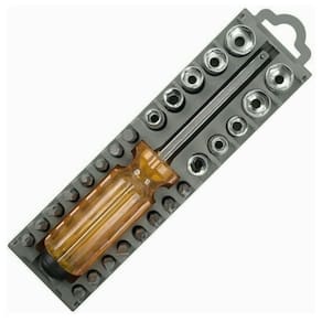 Jogo De Chave Bits Com 28 Peças Phillips Fenda Torx
