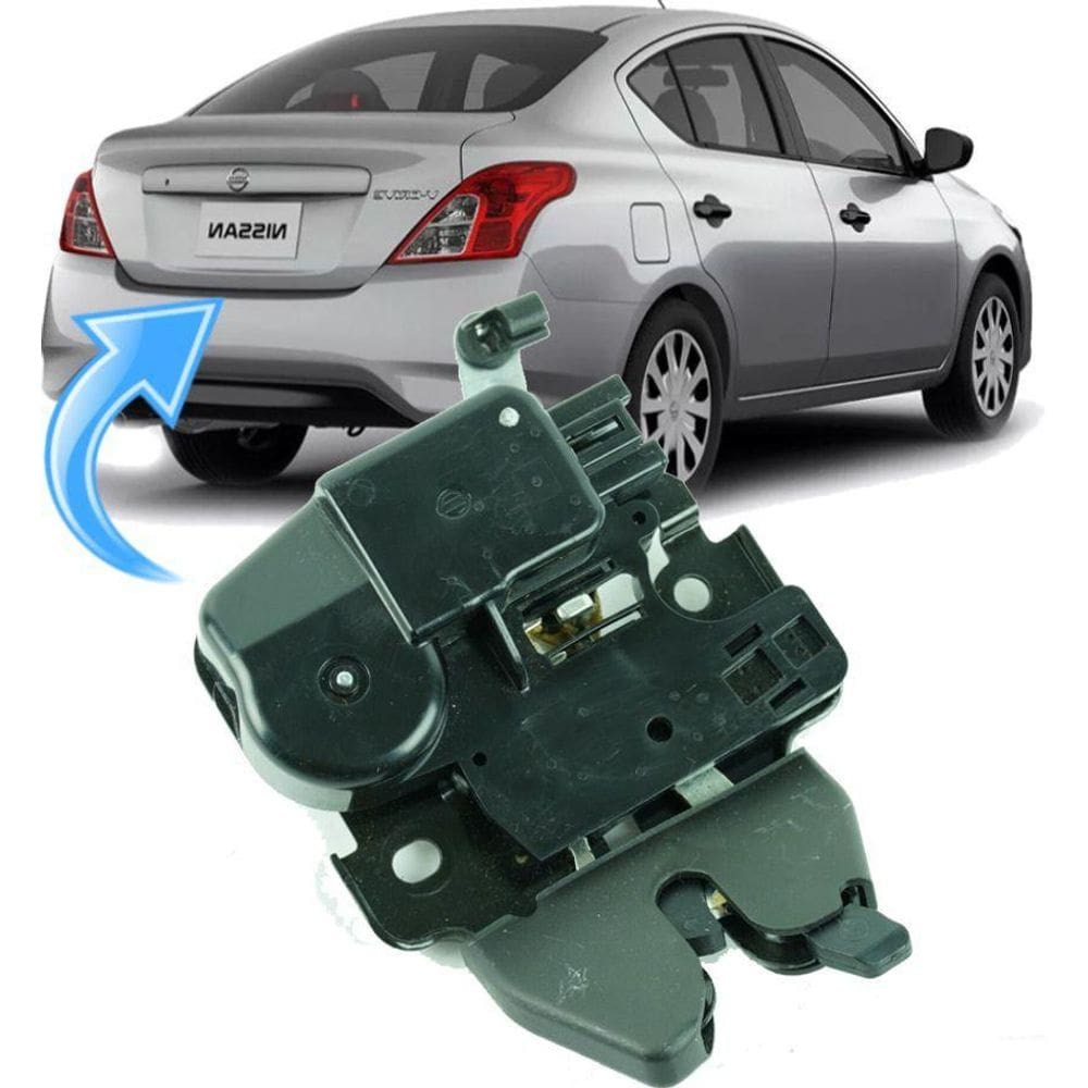 Fechadura Com Trava Eletrica Porta Malas Versa 2012 À 2020
