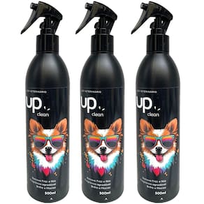 03x Fluido Desembaraçador Para Cachorro 500ml Com Queratina