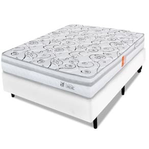 Cama Box Viúva com Colchão Ortopédico Firme Espuma D28 128x188m BF Colchões
