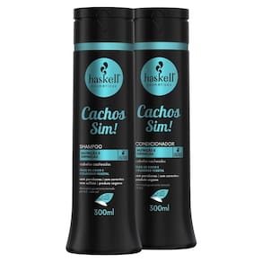 Kit Haskell Cachos Sim Shampoo E Condicionador 300Ml