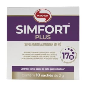 Probióticos em Pó Simfort Plus (10 sachês de 2g) - Vitafor