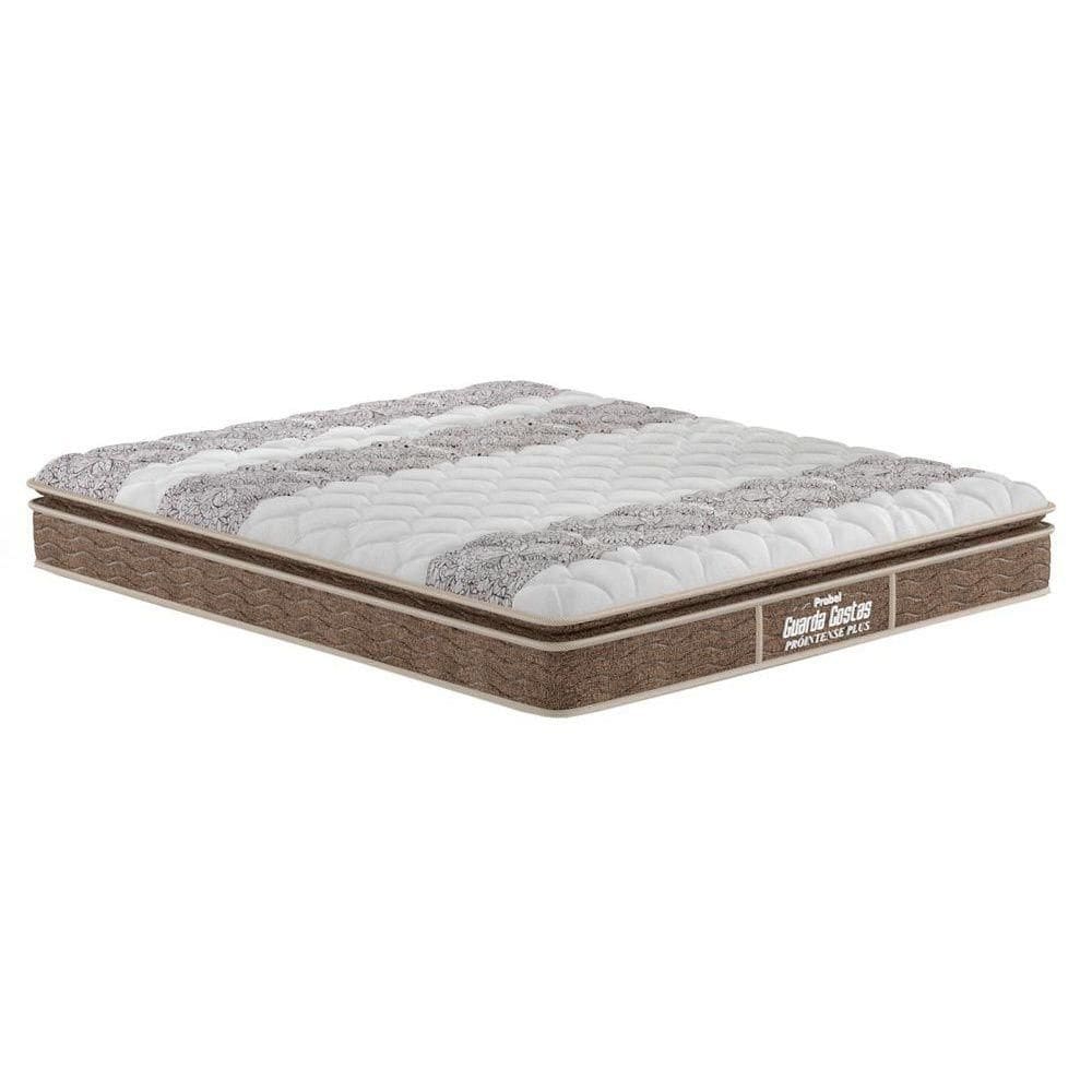 Colchão Queen D33 / EP / Anatômico Firmepedic Guarda Costas PróIntense Plus Pillow Top Brown (158x198x28) - Probel