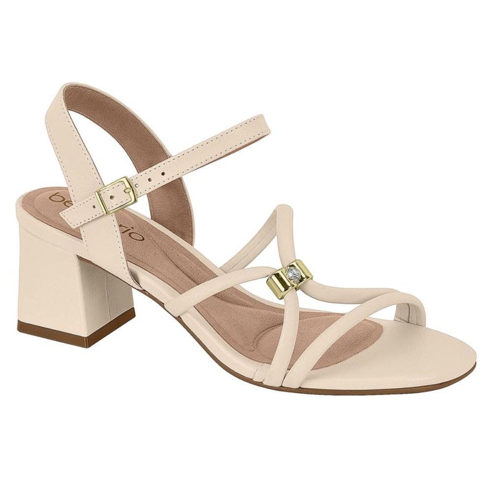 Sandalia Beira Rio Salto Quadrado