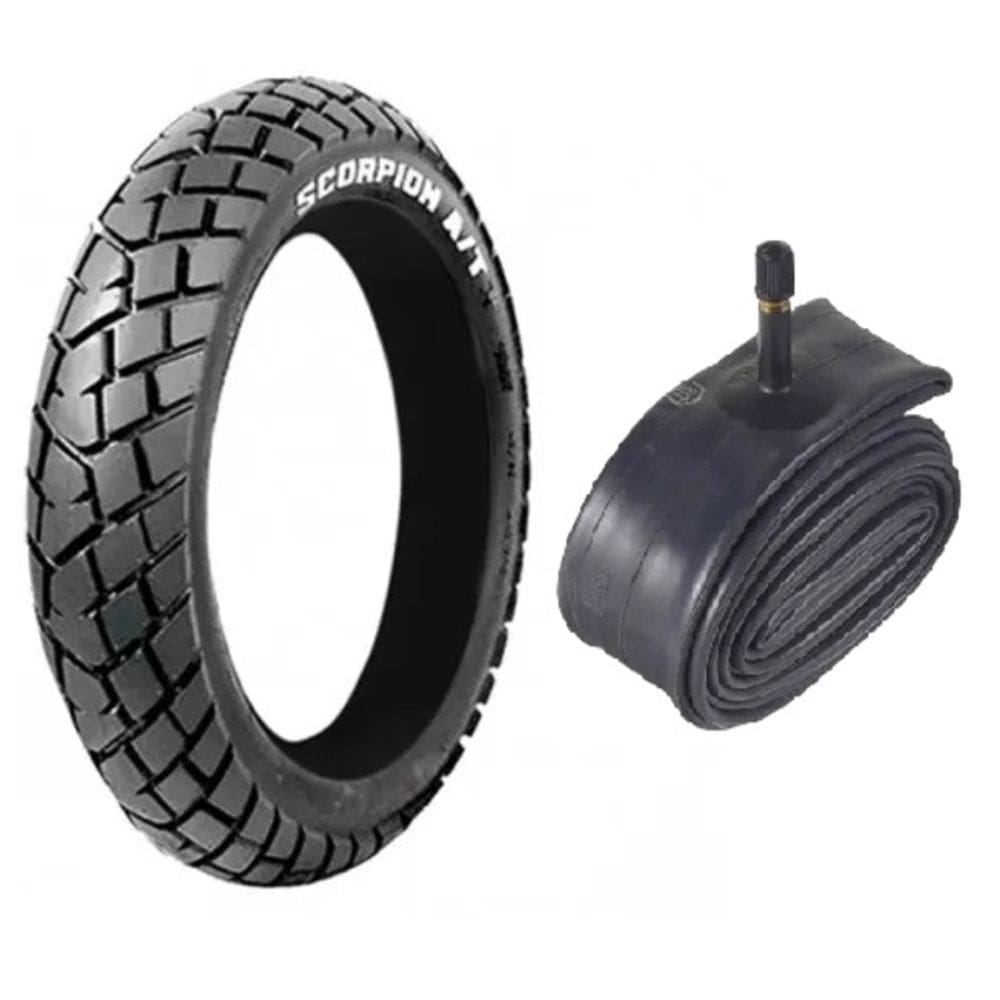Pneu 120/80-18 Tras. Pirelli Scorpion Mt90 62s + Camara de Ar