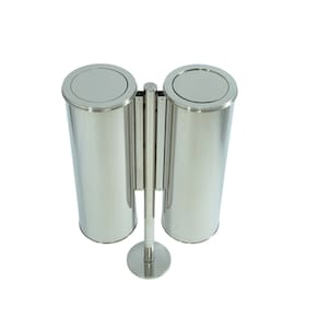 Lixeira Externa Dupla 25L com Aro Basculante