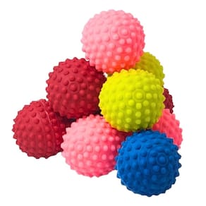 Kit 500 Bolinha Cravo Fisioterapia Mão Bola Pet Massageadora