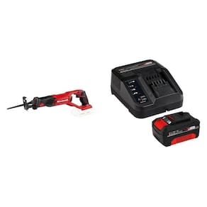 Serra Sabre a Bateria Te-ap 18 Li-solo e 1 Kit Carregador Bivolt com Bateria 18v 4,0ah Pxc Vermelho