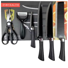 Conjunto De Facas Everrich ER-0238A kit 6 Peças