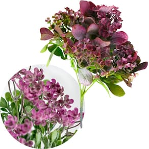 Kit 12 Plantas kalanchoe Artificial Jardim Flores Buquê 30cm
