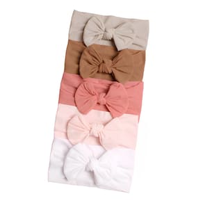 Laços de Cabelo Bebê Turbante Bebê Lacinhos de Bebê Kit c/5