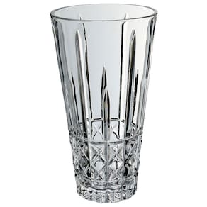 VASO DECORATIVO ENFEITE CASA REDONDO HOME&CO ECO CRYSTAL 24x13x13cm TRANSPARENTE