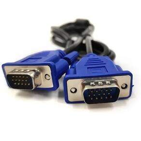 Cabo Vga Macho + Vga Macho 10m Preto 28awg C/ Filtro