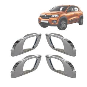 4 Maçaneta Interna Gatilho Puxador Cromada Kwid Após 2017 - UN / 4 [F103]