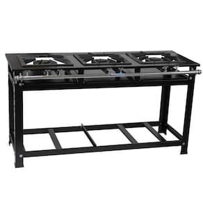 Fogão Industrial 3 Bocas 30x30 Baixa Pressão P7 JCN