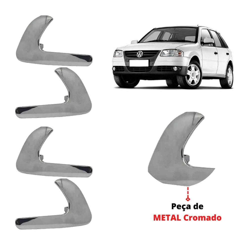 Kit 4 Gatilho Da Maçaneta Interna Puxador Alavanca Gol 04 05 - UN / 4 [F103]