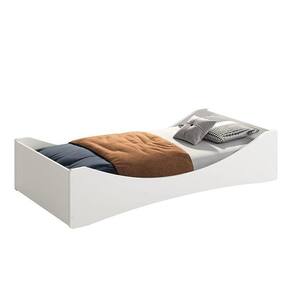 Cama Evolutiva 2 Em 1 Luna Branco Fosco E Colchão D20 - Reller Móveis Branco Fosco