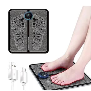 Massageador De Pés Ems Preto - Fisioterapia E Relaxamento