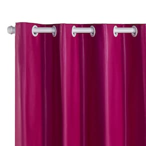 Cortina Folha Blackout Pvc 1,40M X 1,60M Uma Parte Pink