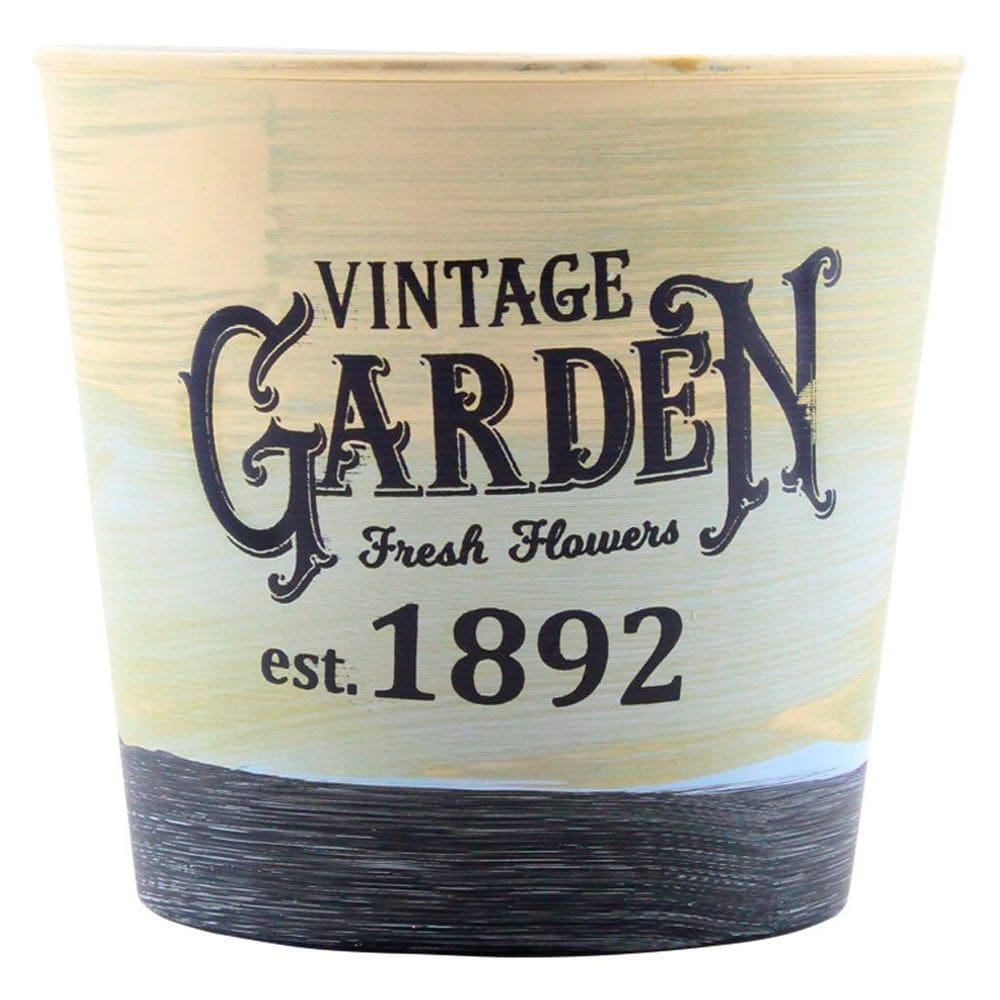 Kit 10 Mini Vasos De Planta Cachepot Estampados Decorados 12,5cm