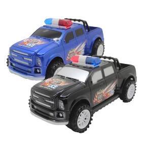 Kit 2 Brinquedo Camionetas Carrinho De Policia Fricção