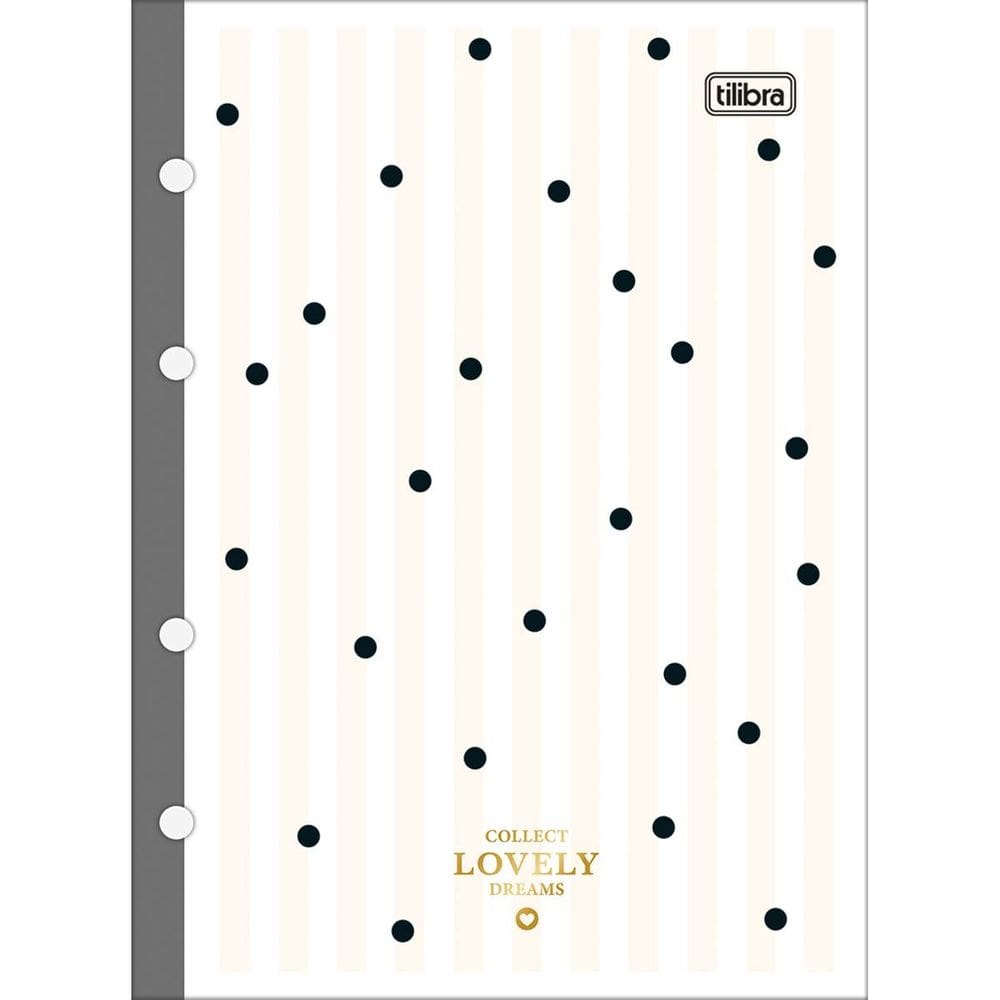 Bloco de Folhas Caderno Argolado Fichario Colegial 17,7x24cm 80 Tilibra